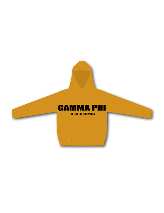 Gamma Phi Hoodie-Yellow